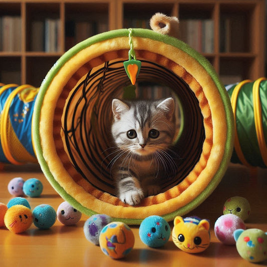 Les bienfaits des tunnels pour les chats : Un espace de jeu et de détente indispensable